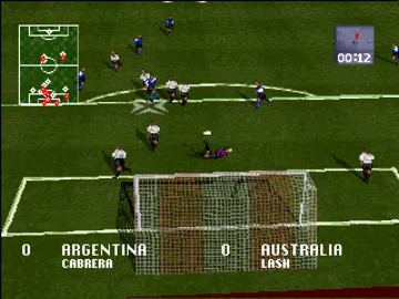 Striker 96 (US) screen shot game playing